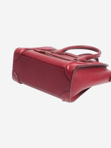 Celine Wine Nano Luggage 2way bag