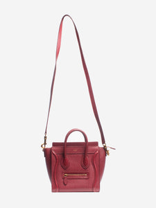Celine Wine Nano Luggage 2way bag