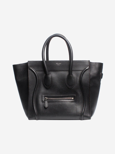 Black mini Luggage bag Top Handle Bags Celine 