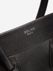 Celine Black mini Luggage bag