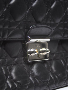 Christian Dior Black Miss Dior leather shoulder bag