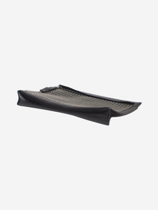 Loewe Black studded T Pouch clutch