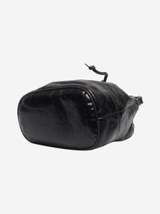 Miu Miu Black leather bucket bag