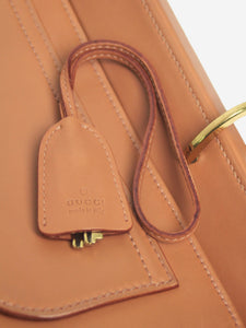 Gucci Brown leather briefcase bag