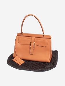 Gucci Brown leather briefcase bag