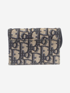 Christian Dior Blue Monogram coin purse