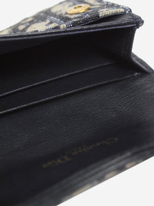 Christian Dior Blue Monogram coin purse