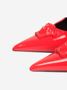 Versace Red patent Medusa pumps - size EU 41