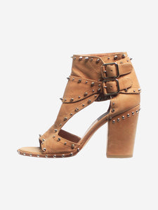 Laurence Dacade Sand studded cut-out boots - size EU 38