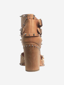 Laurence Dacade Sand studded cut-out boots - size EU 38