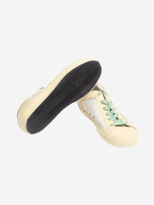 Golden Goose Deluxe Brand Beige Superstar trainers - size EU 37