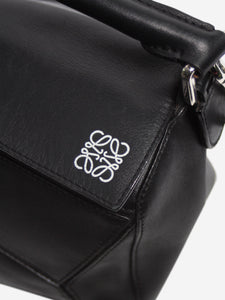 Loewe Black small Puzzle 2way bag