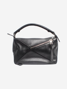 Loewe Black small Puzzle 2way bag