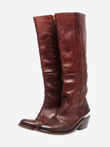 Golden Goose Brown western boots - size EU 37