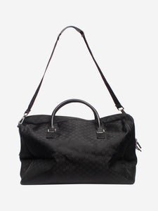 Gucci Black GG Duffle bag