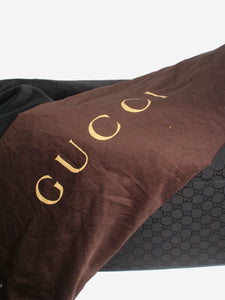 Gucci Black GG Duffle bag