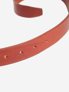 Giuliva Heritage Brown leather belt