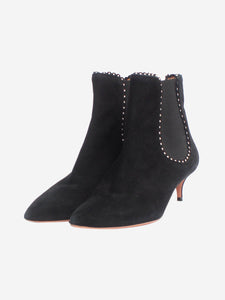 Aquazzura Black heeled chelsea boots - size EU 40