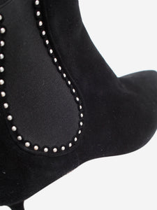 Aquazzura Black heeled chelsea boots - size EU 40