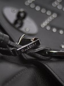 Mulberry Black studded Alexa satchel bag