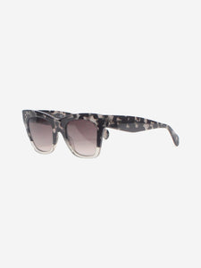 Celine Black and grey rectangle sunglasses