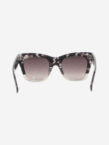 Celine Black and grey rectangle sunglasses