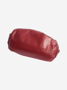 Bottega Veneta Burgundy maxi Pouch clutch bag