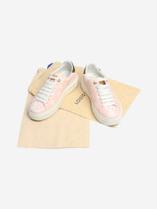 Louis Vuitton Pink Time Out Monogram trainers - size EU 36