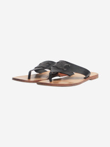 Celine Black triomphe sandals - size EU 38