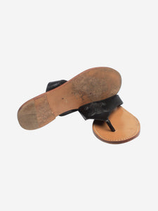 Celine Black triomphe sandals - size EU 38