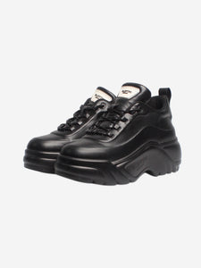 Valentino Black chunky platform sneakers - size EU 37
