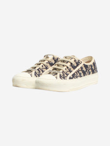 Christian Dior Neutral Walk'n'Dior Oblique sneakers - size EU 35