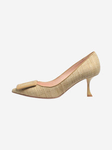 Roger Vivier Neutral canvas pumps - size EU 38