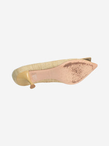 Roger Vivier Neutral canvas pumps - size EU 38