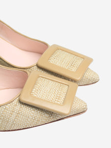 Roger Vivier Neutral canvas pumps - size EU 38