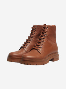 Gianvito Rossi Tan Martis boots - size EU 41