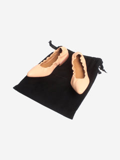 Blush leather ballet flats - size EU 37.5 Flat Shoes Dries Van Noten 