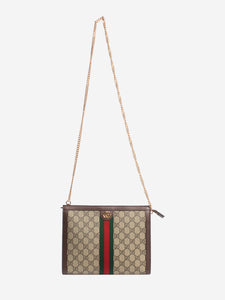 Gucci Brown Ophidia medium shoulder bag