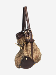 Gucci Beige vintage monogram shoulder bags