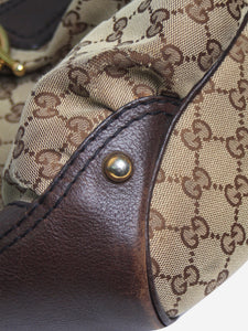 Gucci Beige vintage monogram shoulder bags