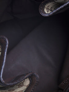 Gucci Beige vintage monogram shoulder bags