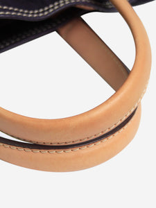 Carolina Herrera Purple leather monogram bag