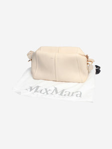 Max Mara Cream leather cross-body bag
