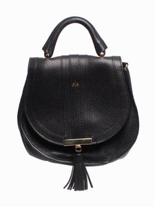 Demellier Black tassel leather bag