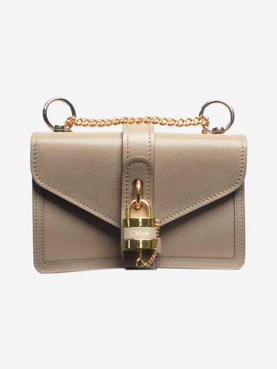Neutral Aby chain leather padlock bag Shoulder bags Chloe 