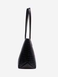 Demellier Black croc effect tote bag