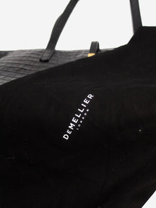 Demellier Black croc effect tote bag