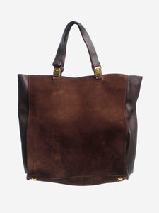 Marni Brown suede bag