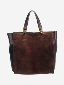 Marni Brown suede bag
