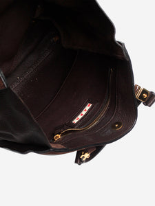 Marni Brown suede bag